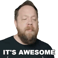 It'S Awesome Ryan Bruce Sticker - It'S Awesome Ryan Bruce Fluff Stickers