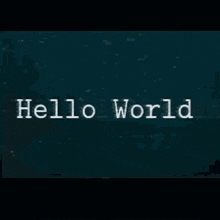 Hello World GIF - Hello World English GIFs