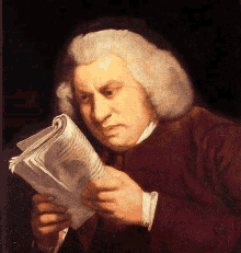 Samuel Johnson Reading GIF - Samuel Johnson Reading What GIFs