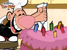 Decorating Cake Billy GIF - Decorating Cake Billy The Grim Adventures Of Billy And Mandy GIFs