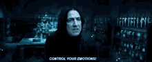 Control Your Emotions GIF - Alanrickman Snape Control GIFs