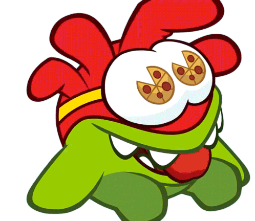 Pizza Hungry Sticker - Pizza Hungry Tounge Sticking Out Stickers