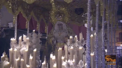 Virgen En Procesión GIF - Velas Virgen Procesion GIFs
