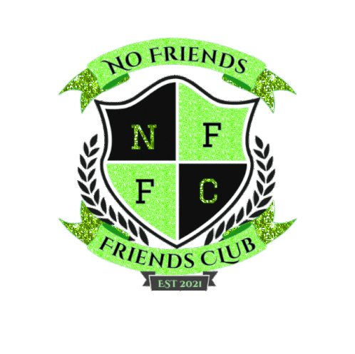 Nffc No Friends Friends Club Sticker - Nffc No Friends Friends Club Vrchat Stickers