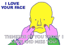 I Love Your Face Pinch GIF - I Love Your Face Pinch Squeeze GIFs