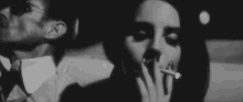 Lana Del Rey Smoking GIF - Lana Del Rey Smoking Black And White GIFs