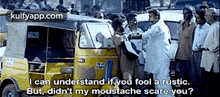 I Can Understand If You Fool A Rustic.But, Didn'T My Moustache Scare You?.Gif GIF - I Can Understand If You Fool A Rustic.But Didn'T My Moustache Scare You? Kushi GIFs