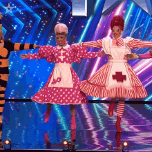 high kicks dame nation britains got talent in a line choreography
