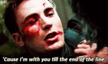 Cause I'M With You GIF - Bucky Captainamerica GIFs