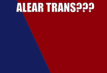 a picture of a person with the words alear trans