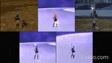 a video of a woman in a video game is displayed