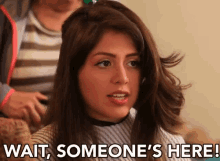 Wait, Someone'S Here! GIF - Awesomeness Tv Wait Someones Here GIFs