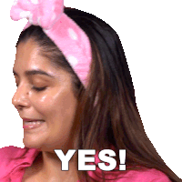Yes Pooja Gor Sticker - Yes Pooja Gor Pinkvilla Stickers