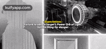 Expectations -failure To Obtain Target'S Power Orb Of Light.System Filng For Danger..Gif GIF
