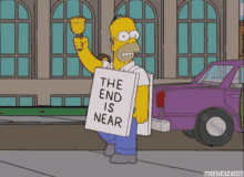 The End Is Near Homer Simpson GIF - The End Is Near Homer Simpson Simpsons GIFs