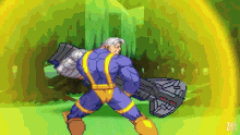 Death Battle Cable GIF - Death Battle Cable Booster Gold GIFs