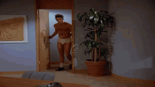 Kramer Seinfeld GIF Kramer Seinfeld Underwear Discover Share GIFs