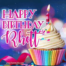Happy Birthday Cupcake GIF - Happy Birthday Cupcake Candle GIFs