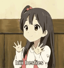 Hi Anime GIF - Hi Anime Besties GIFs