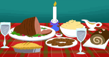 Christmas Is Over Dinner GIF - Christmas Is Over Dinner Disappear GIFs