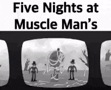 Five Nights At Freddy'S Muscle Man GIF - Five Nights At Freddy'S Muscle Man Regular Show GIFs