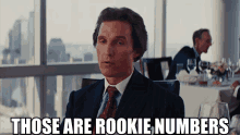 Wolf Of Wall Street Rookie Numbers GIF - Wolf Of Wall Street Rookie Numbers GIFs