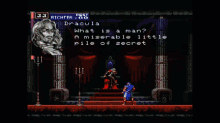 castlevania what is a man a miserable little pile of secrets dracula symphony of the night
