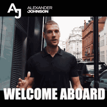 Alexander Johnson Alexander Johnson Welcome Aboard GIF