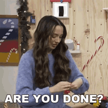 Are You Done Veronica Jo Merrell GIF - Are You Done Veronica Jo Merrell Merrell Twins GIFs