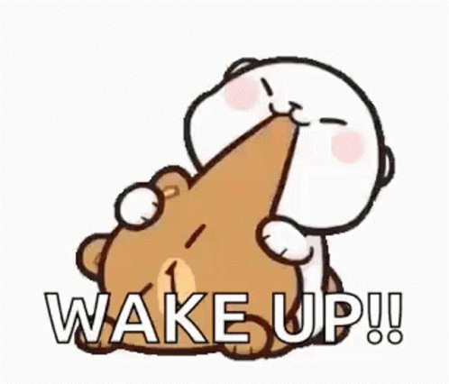 Wake Up Milk And Mocha GIF - Wake Up Milk And Mocha Cute ...