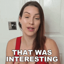 That Was Interesting Tracy Kiss GIF - That Was Interesting Tracy Kiss That Was Fascinating GIFs