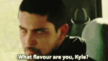 What Flavor Are You Kyle Carlos Madrigal GIF - What Flavor Are You Kyle Carlos Madrigal Wilmer Valderrama GIFs