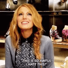 Blake Lively Thats So Awful Hate This GIF - Blake Lively Thats So Awful Hate This Awake GIFs