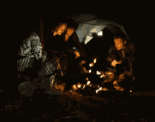 Camp Fire Camping GIF