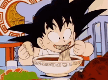 Dragon Ball Goku GIF - Dragon Ball Goku Eating GIFs