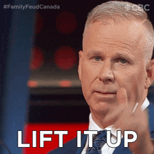 Lift It Up Gerry Dee GIF - Lift It Up Gerry Dee Family Feud Canada GIFs