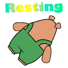 resting tired meme tired emoji pants bear bear