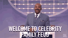 welcome to celebrity family feud bow welcoming parody look a like