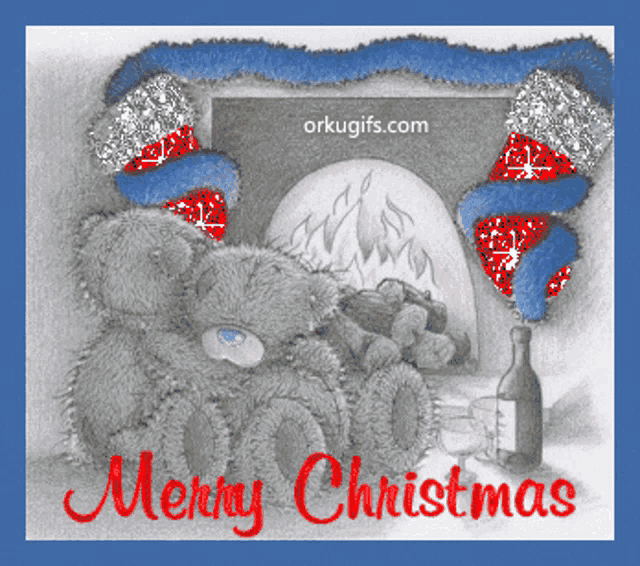 Tatty Teddy Merry Christmas GIF Tatty Teddy Merry Christmas Sprakling Christmas Socks Discover Share GIFs