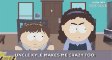Uncle Kyle Makes Me Crazy Too Moishe Cartman GIF - Uncle Kyle Makes Me Crazy Too Moishe Cartman Menorah Cartman GIFs