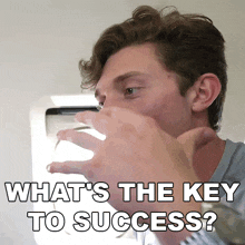 What'S The Key To Success Brandon William GIF - What'S The Key To Success Brandon William What Is The Secret To Success GIFs
