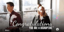 Congratulations You Are A Disruptor Congrats GIF - Congratulations You Are A Disruptor Congrats Awards GIFs