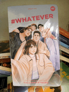 a book called #whatever by chat pic