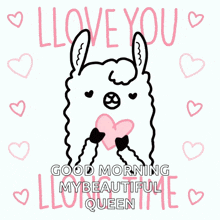 Llama Love You GIF - Llama Love You Cartoon GIFs