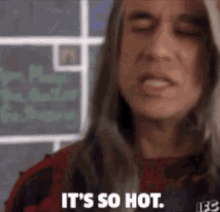 Its The Heat Its So Hot GIF - Its The Heat Its So Hot Scorching GIFs