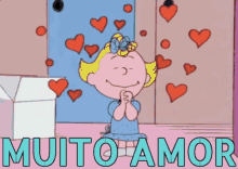 Amor / Muito Amor / Peanuts / Apaixonada / Coração GIF - Peanuts Love In Love GIFs