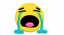 Emoji Loudly Crying GIF - Emoji Loudly Crying Smiley GIFs