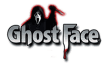 ghost face text knife blood