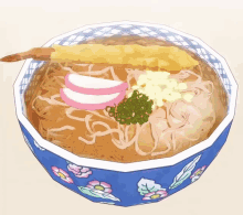 Excited Watame Ramen GIF