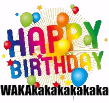 happy birthday waka waka